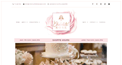 Desktop Screenshot of chocolaterosecakes.com